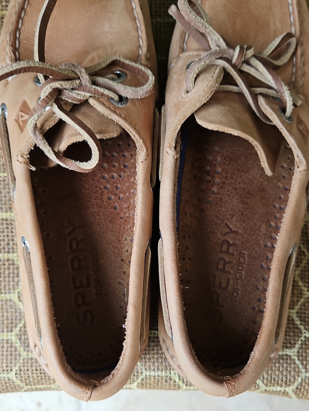 Sperry Original 2 EYE Men’s Brown Leather Boat Shoes - Picture 7 of 7